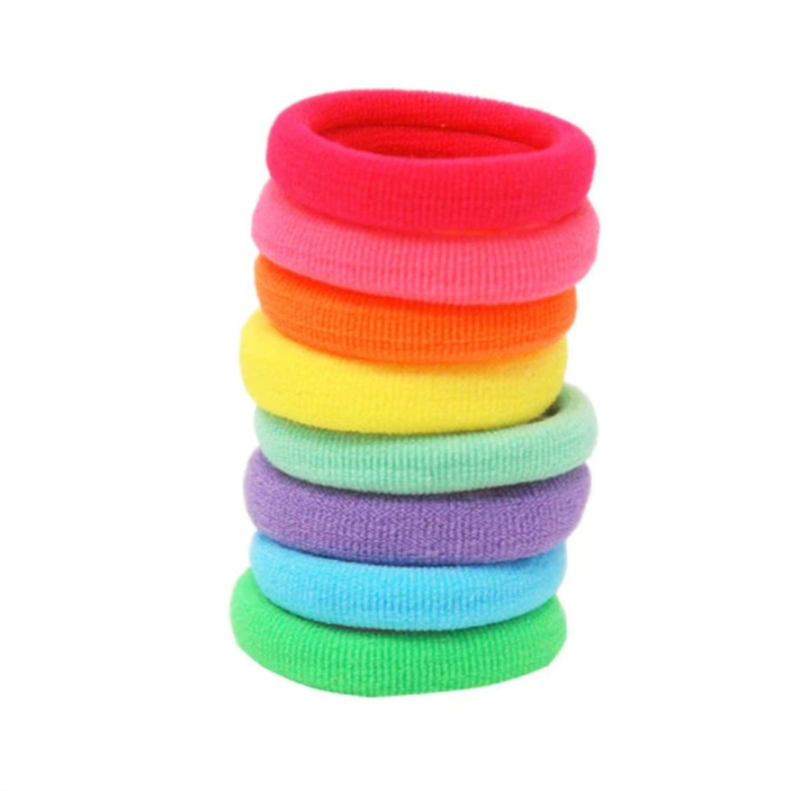 Clothes & Accessories Pink Poppy | Hair Elastics; Colour Burst Snag Free