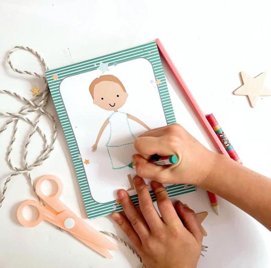 Toys & Activites Magic Playbook | Dress-A-Doll Pretend Play Notepad