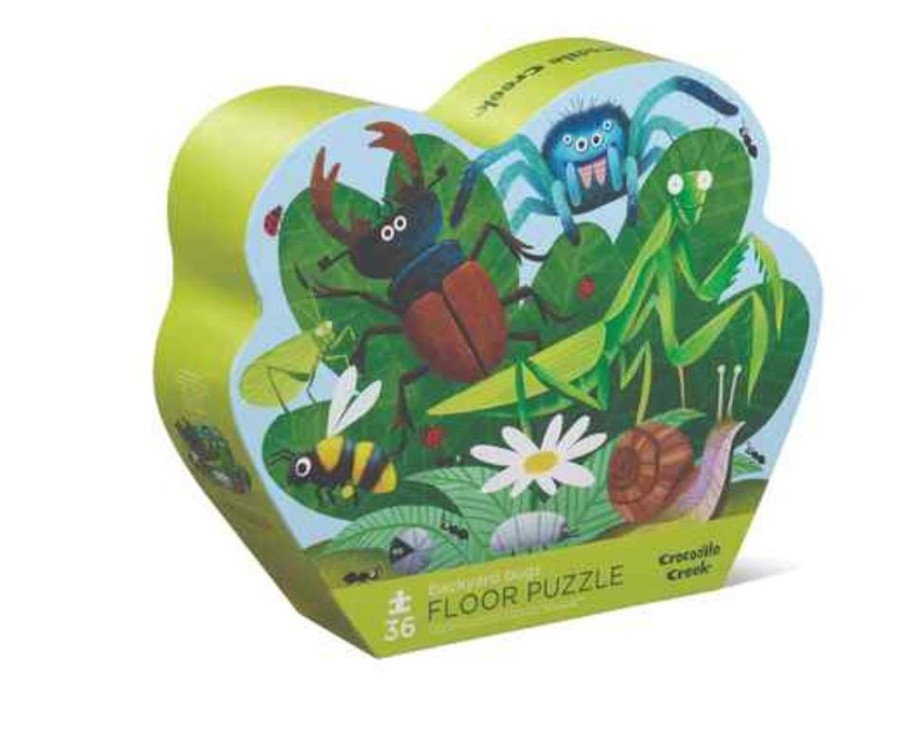 Toys & Activites Crocodile Creek | Floor Puzzle 36Pc; Backyard Bugs