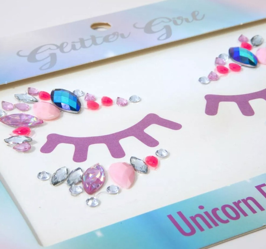 Clothes & Accessories Glitter Girl | Unicorn Face Gems Pink Dreams - Glitter Girl