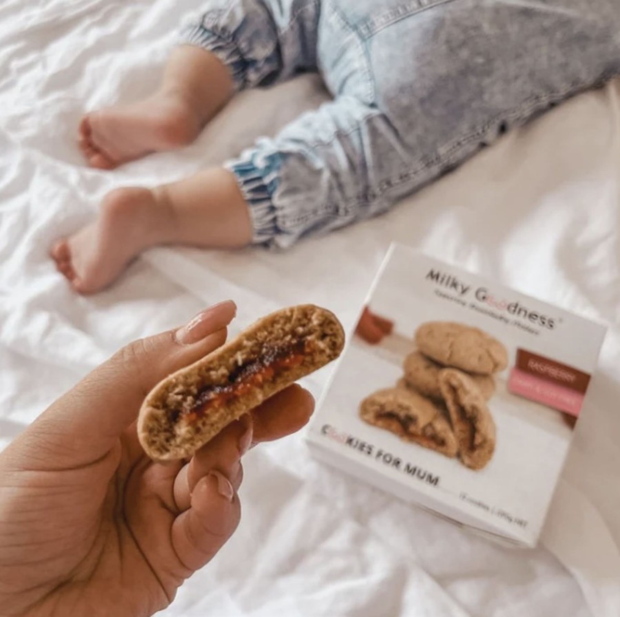 For Mums & Dads Milky Goodness | Lactation Cookies - Raspberry (Dairy & Soy Free)