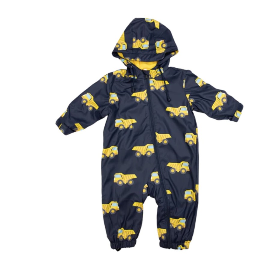 Clothes & Accessories Korango | Rain Suit - Navy Trucks