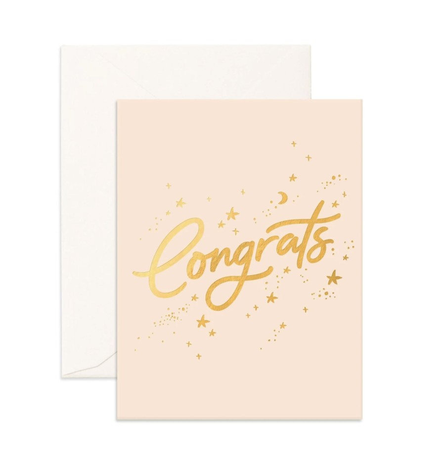 For Mums & Dads Fox & Fallow | Congrats Stars Greeting Card