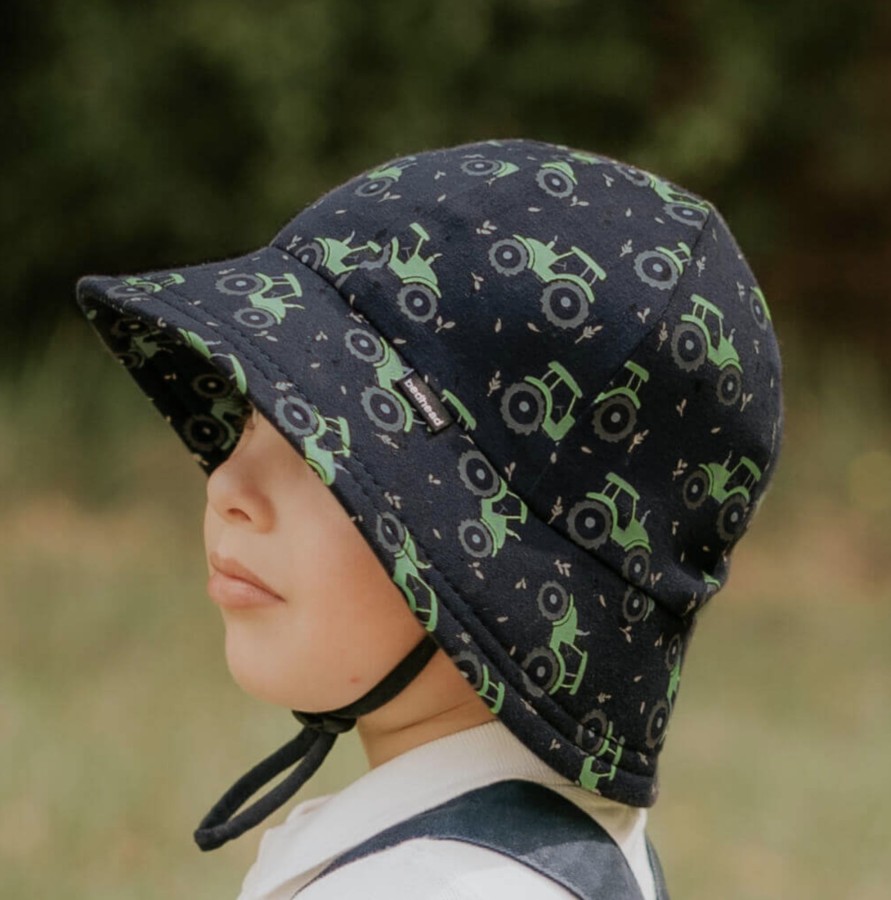 Clothes & Accessories Bedhead Hats | Toddler Bucket Sun Hat - Tractor