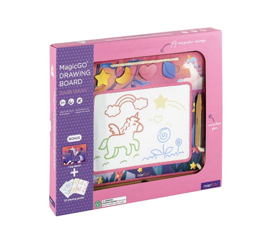 Toys & Activites MierEdu | Magic Go Drawing Board - Doodle Unicorn