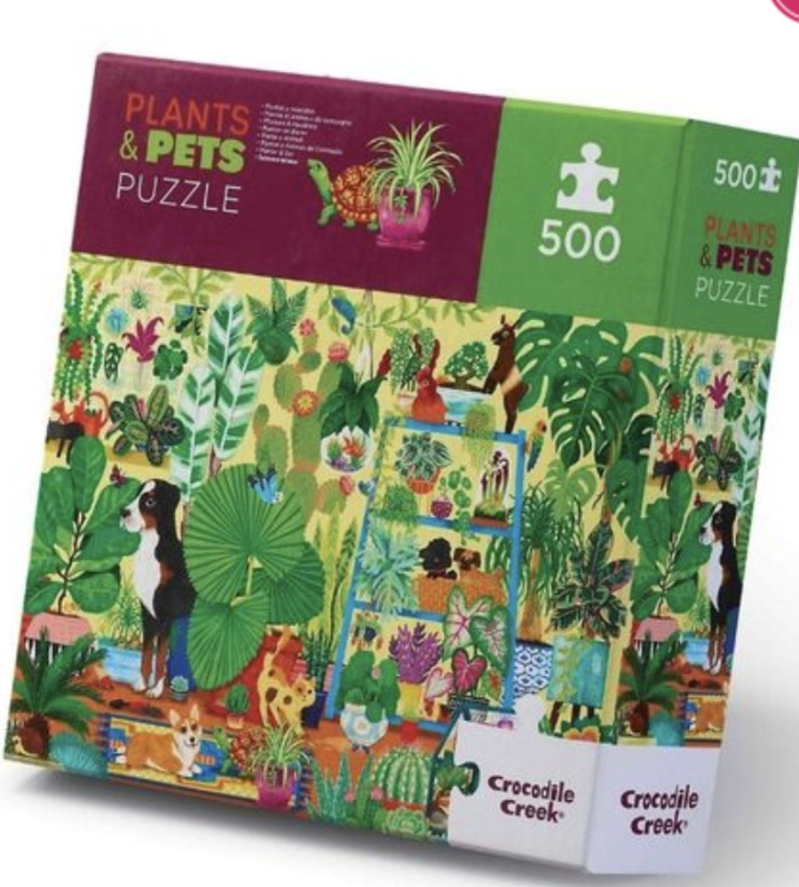 Toys & Activites Crocodile Creek | Floor Puzzle 500Pc; Plants & Pets - Crocodile Creek