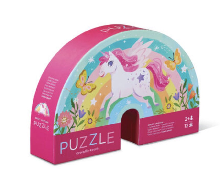 Toys & Activites Crocodile Creek | Mini Puzzle 12Pc; Sweet Unicorn - Crocodile Creek