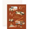 For Mums & Dads Fox & Fallow | Happy Birthday Emergency Vehicles Greeting Card