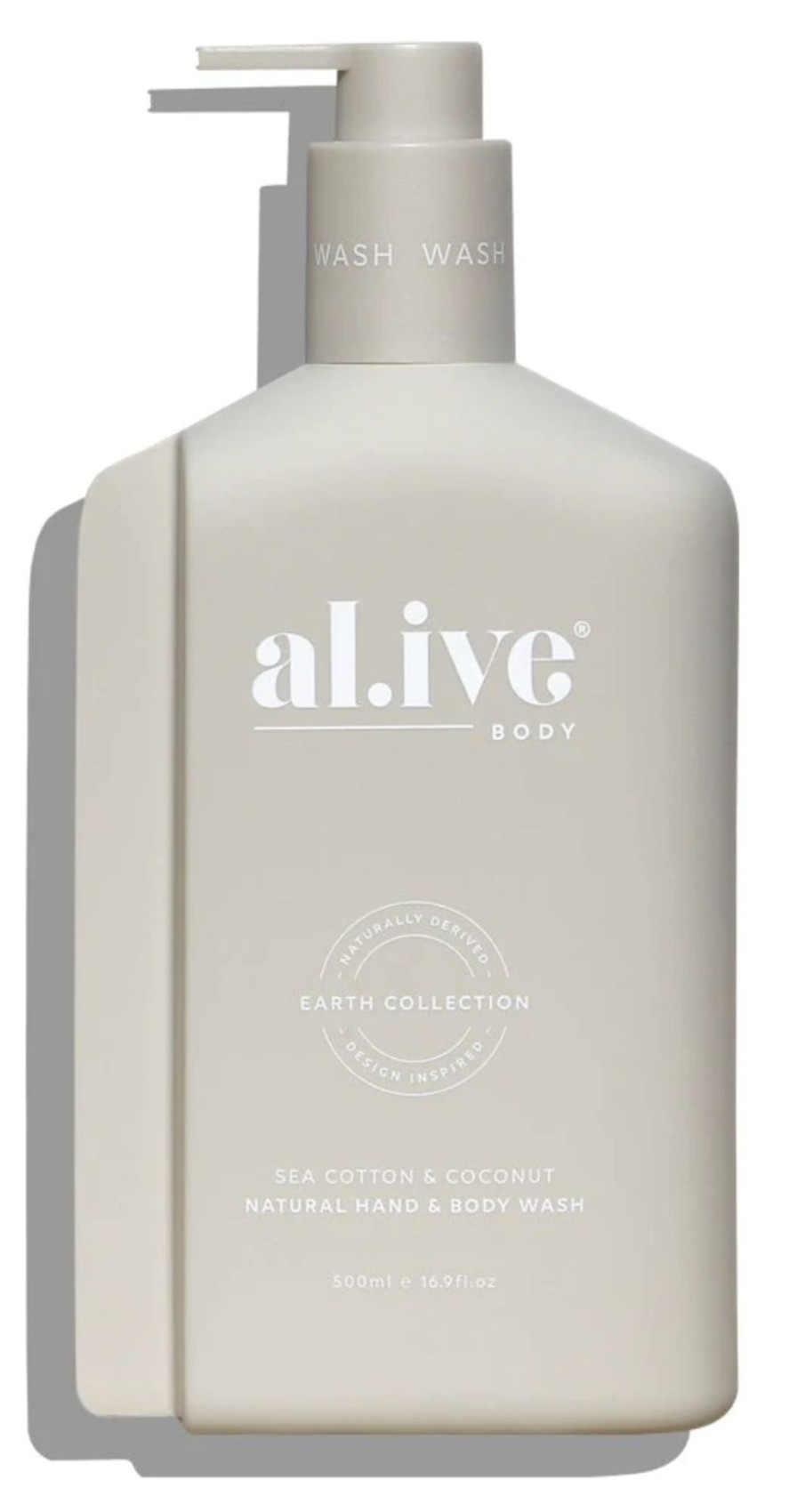 For Mums & Dads al.ive body | Natural Hand & Body Wash - Sea Cotton & Coconut