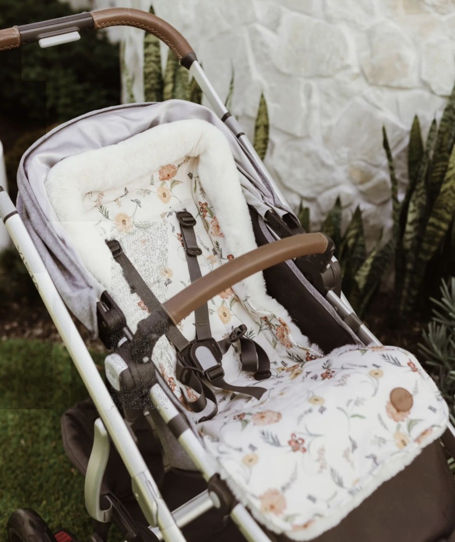 For Mums & Dads OiOi | Cozy Fleece Pram Liner - Wildflower