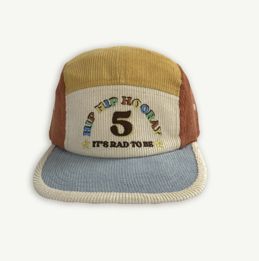 Clothes & Accessories Banabae | 5Th Birthday Cord Cap - Primary Spliced