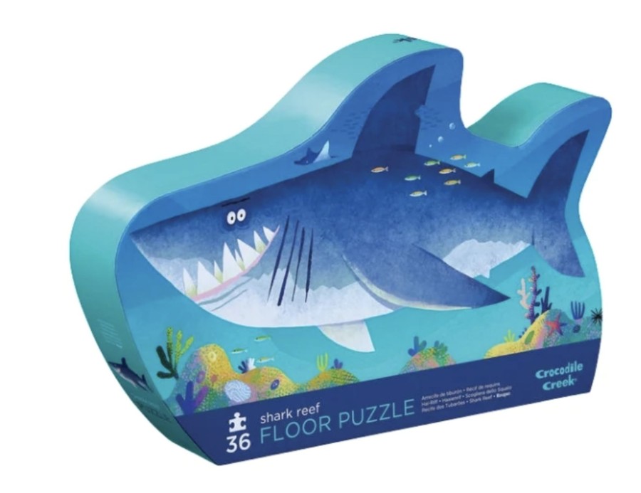 Toys & Activites Crocodile Creek | Floor Puzzle 36Pc; Shark Reef