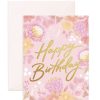 For Mums & Dads Fox & Fallow | Happy Birthday Floribunda Greeting Card