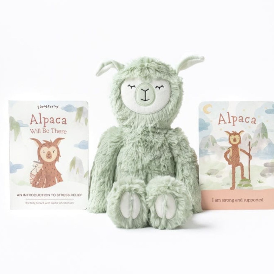 Toys & Activites Slumberkins | Seafoam Alpaca Kin - Slumberkins