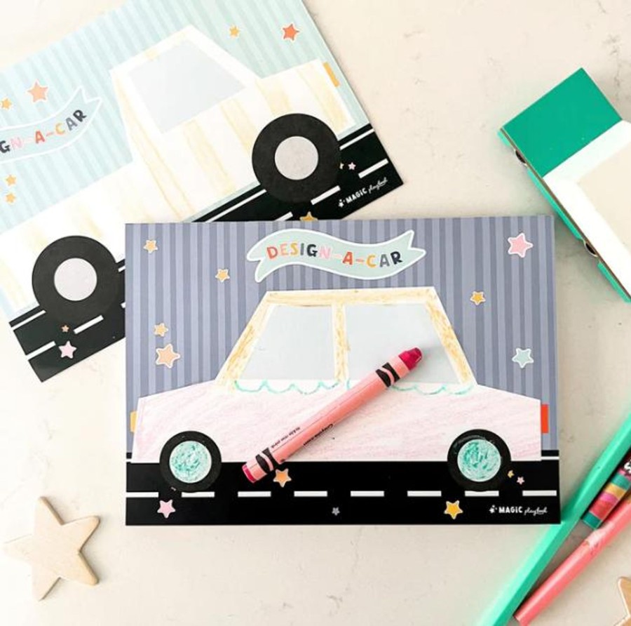 Toys & Activites Magic Playbook | Design-A-Car Pretend Play Notepad