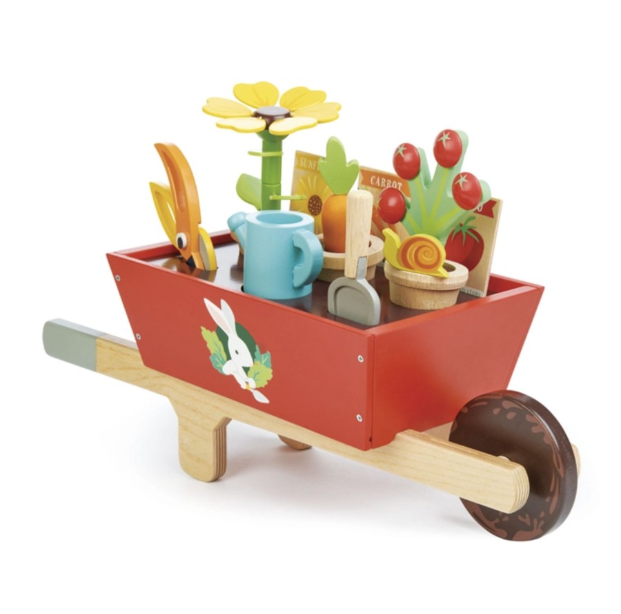 Toys & Activites Tender Leaf Toys | Garden Wheelbarrow Set