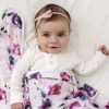 Clothes & Accessories Snuggle Hunny Kids | Petite Velvet Bow; Rose Pink - Snuggle Hunny Kids