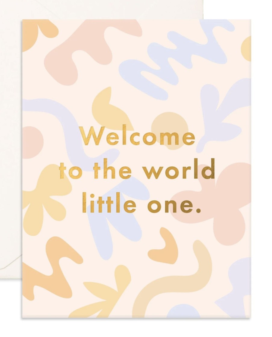 For Mums & Dads Fox & Fallow | Welcome Little One Fresco Greeting Card