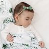 Clothes & Accessories Snuggle Hunny Kids | Petite Velvet Bow; Olive - Snuggle Hunny Kids