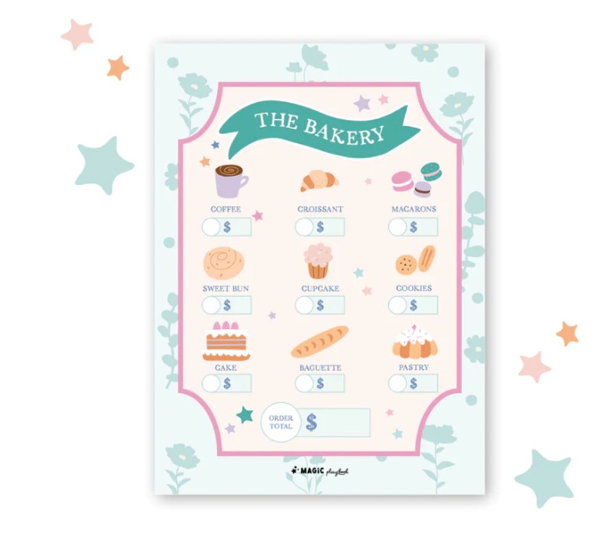 Toys & Activites Magic Playbook | The Bakery Pretend Play Notepad