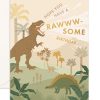 For Mums & Dads Fox & Fallow | Rawww-Some Birthday Dinos Greeting Card