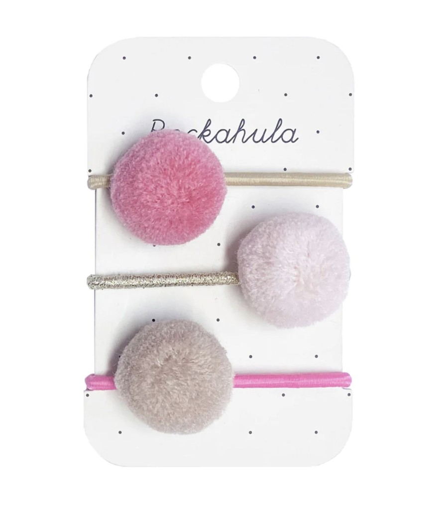 Clothes & Accessories Rockahula | Bloom Pom Pom Ponies Hair Elastics