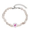 Clothes & Accessories Aquarius Designs | Anklet; Seashell & Pink - Aquarius Designs