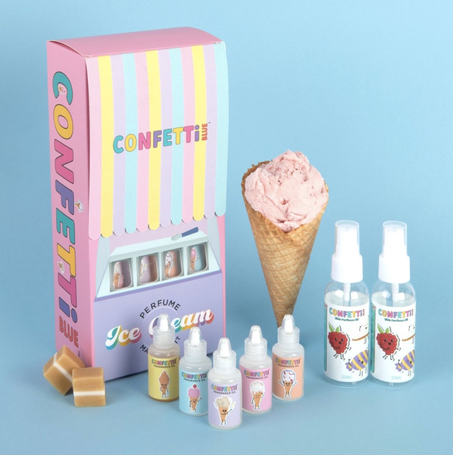 Baby, Kids & Teens Confetti Blue | Ice Cream Scented Perfume Kit