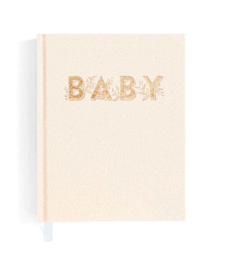 For Mums & Dads Fox & Fallow | Mini Baby Book - Oatmeal