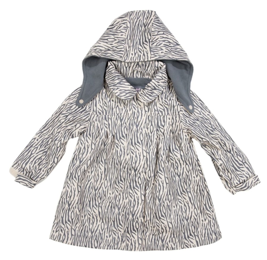 Clothes & Accessories Korango | Raincoat - Tiger Stripe Tapioca