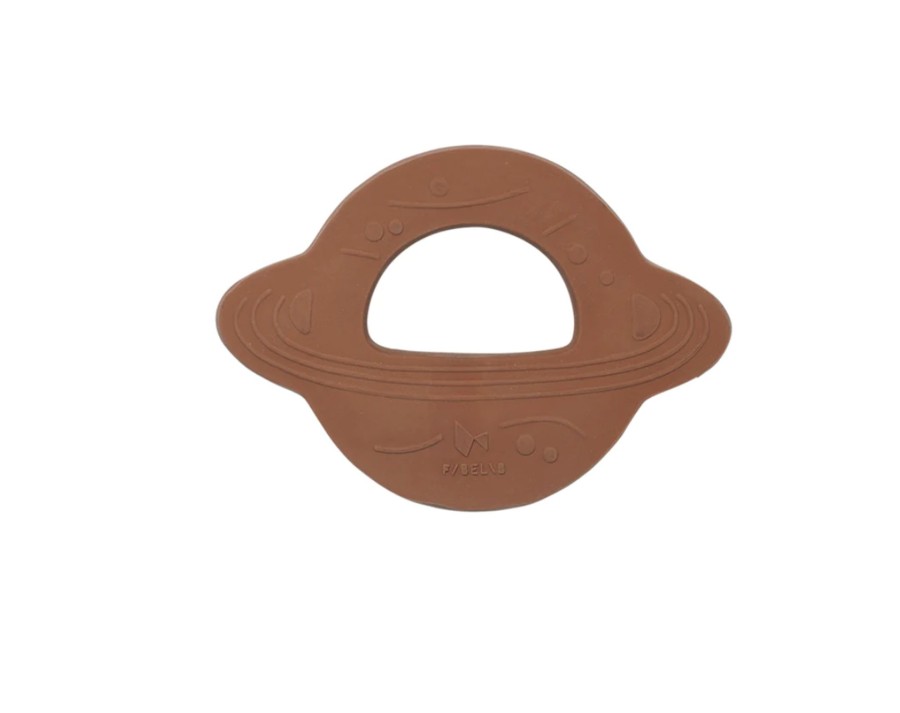 Baby, Kids & Teens Fabelab | Planet Natural Rubber Teether - Cinnamon