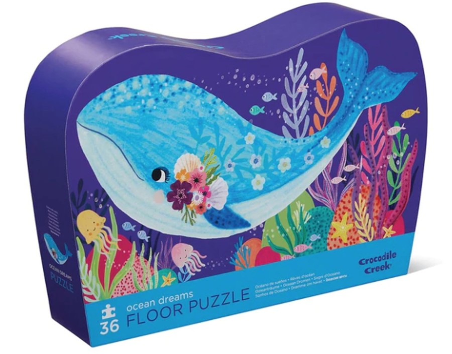 Toys & Activites Crocodile Creek | Floor Puzzle 36Pc; Ocean Dreams - Crocodile Creek