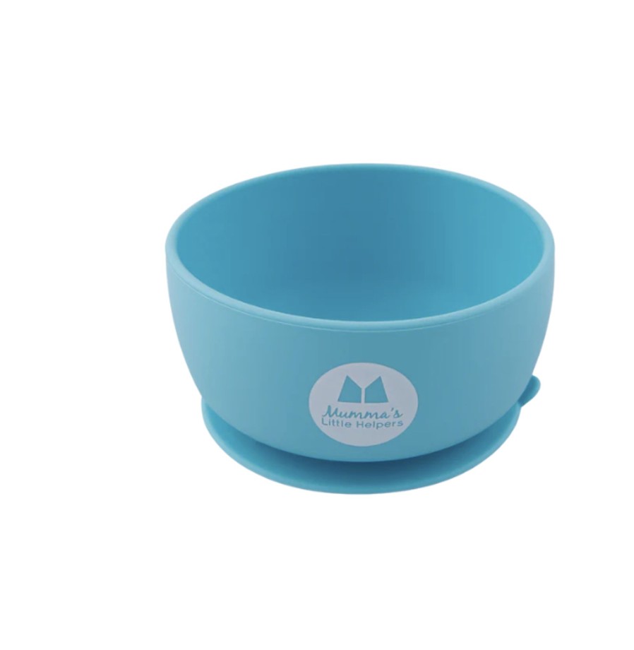 Baby, Kids & Teens Mumma's Little Helpers | Baby & Toddler Training Silicone Suction Bowl - Blue