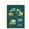 For Mums & Dads Fox & Fallow | Happy Birthday Trucks Greeting Card