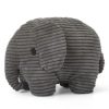 Toys & Activites Bon Ton Toys | Elephant; Corduroy Grey (23Cm) - Bon Ton Toys