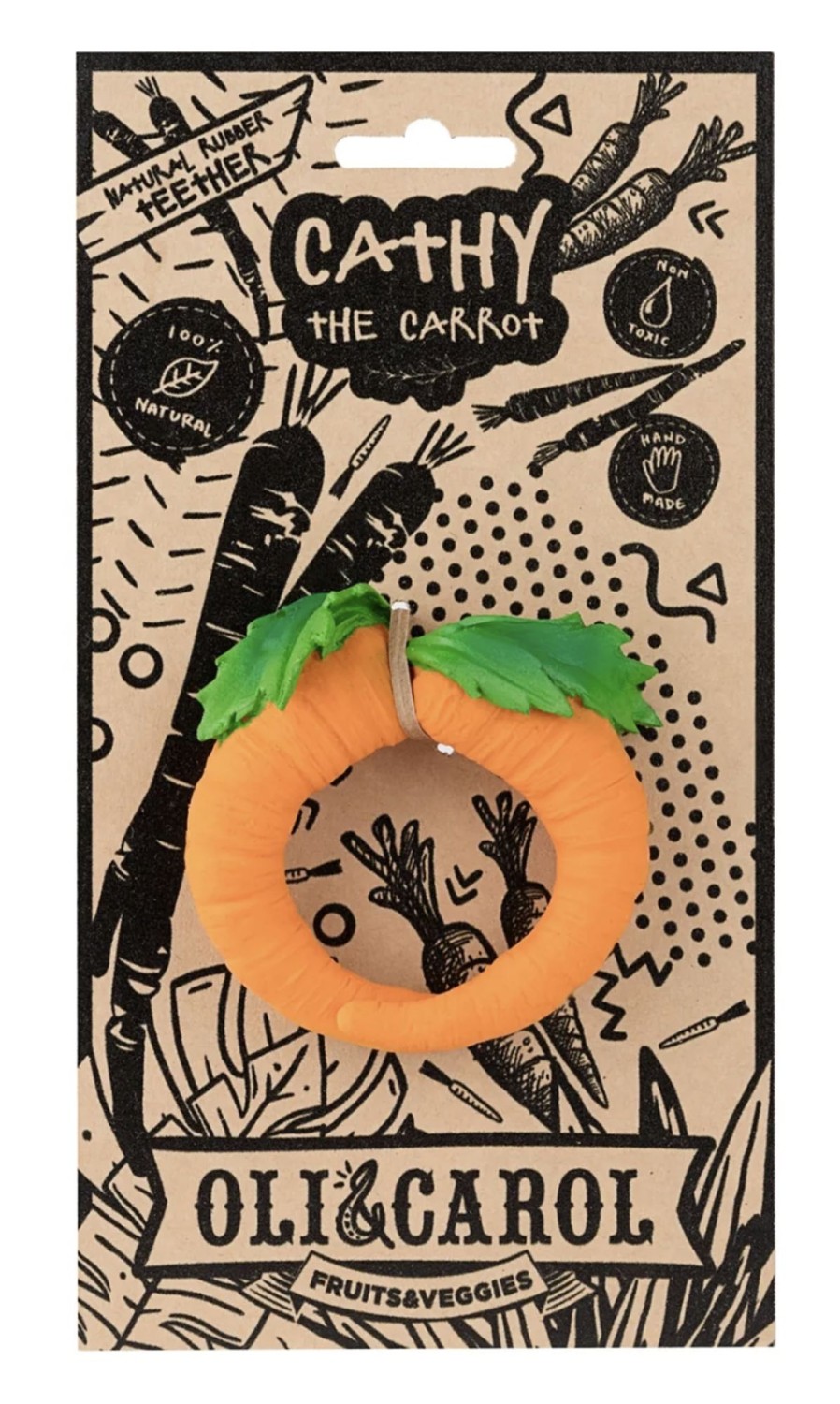 Baby, Kids & Teens Oli & Carol | Cathy The Carrot Baby Teether