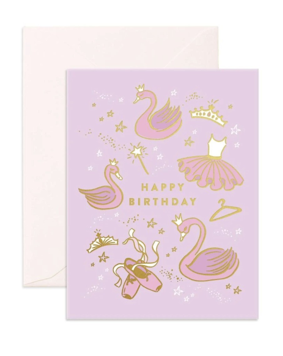 For Mums & Dads Fox & Fallow | Happy Birthday Ballet Greeting Card