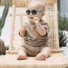 Clothes & Accessories BukiBaby | Baby Sunglasses; Sage Green T-Shades With Strap & Case - Bukibaby