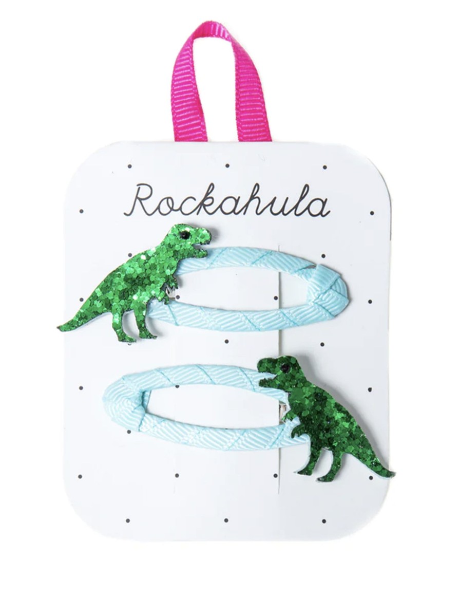 Clothes & Accessories Rockahula | Glitter T-Rex Hair Clips