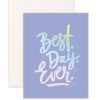 For Mums & Dads Fox & Fallow | Best Day Ever Greeting Card