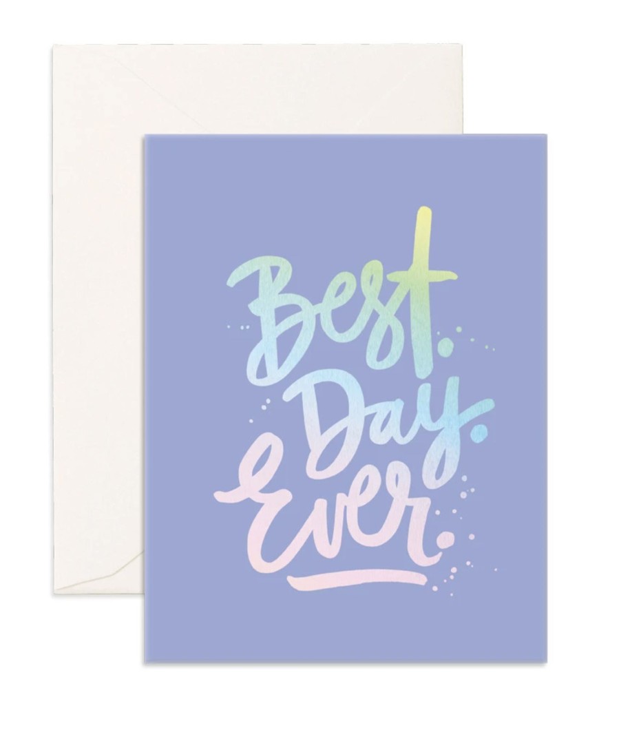 For Mums & Dads Fox & Fallow | Best Day Ever Greeting Card