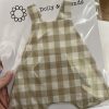 Toys & Activites My Dolly & Friends | Doll Overalls; Oat Gingham - 38Cm