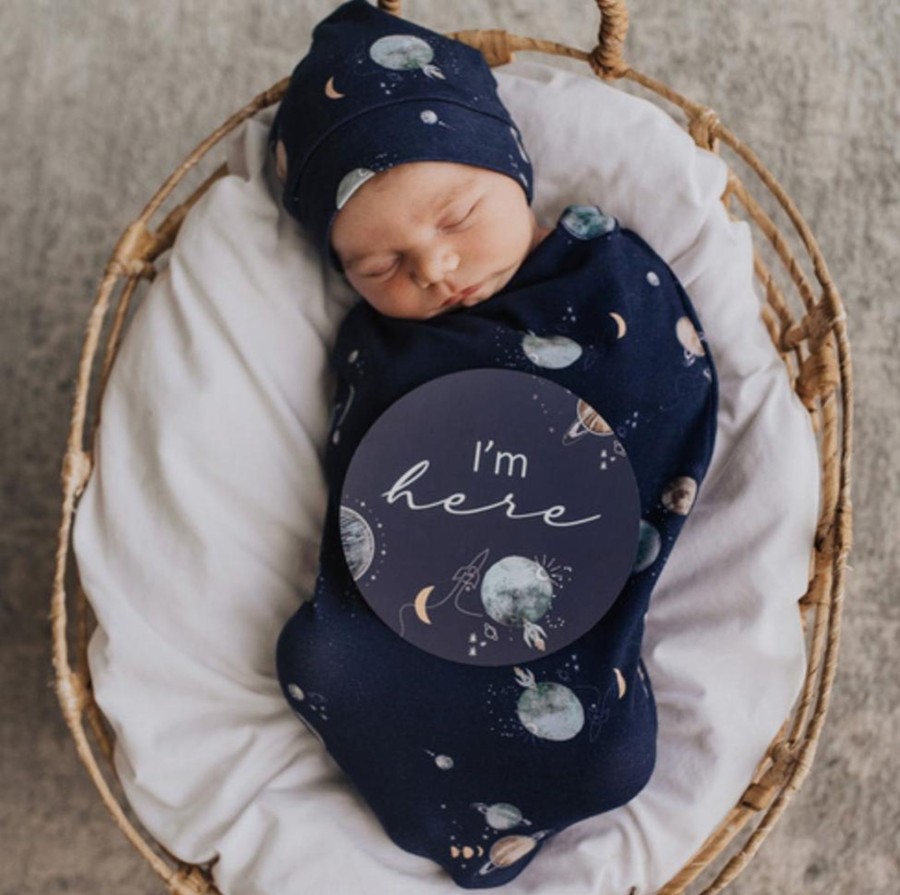 Baby, Kids & Teens Snuggle Hunny Kids | Snuggle Swaddle & Beanie Set; Milky Way - Snuggle Hunny Kids