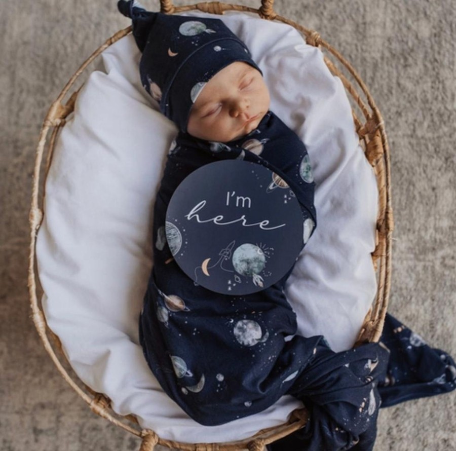 Baby, Kids & Teens Snuggle Hunny Kids | Jersey Wrap & Beanie Set; Milky Way - Snuggle Hunny Kids