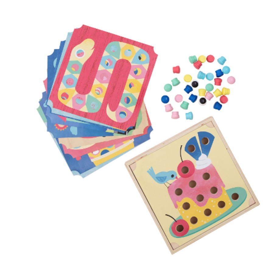 Toys & Activites Tiger Tribe | Button Puzzle - Animals