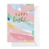 For Mums & Dads Elm Paper | Happy Birthday Brushy Colour Greeting Card