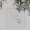 Toys & Activites Book | Oh How We Wished For You; Gold - Little Jane