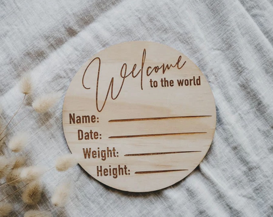 For Mums & Dads Hello Fern | Welcome To The World; Announcement Disc - Hello Fern