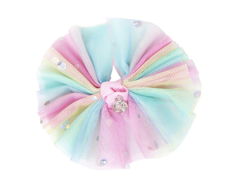 Clothes & Accessories Pink Poppy | Hair Bow; Barbie Rainbow Fantasy